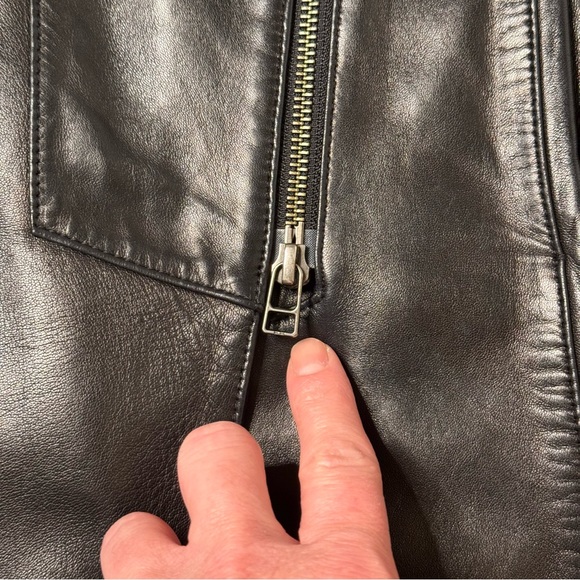 Katherine Kelly Lambs Leather Trench - Picture 4 of 15